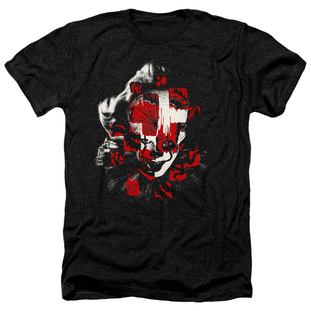 IT Chapter Two Heather T-Shirt Come Back and Play Black Tee