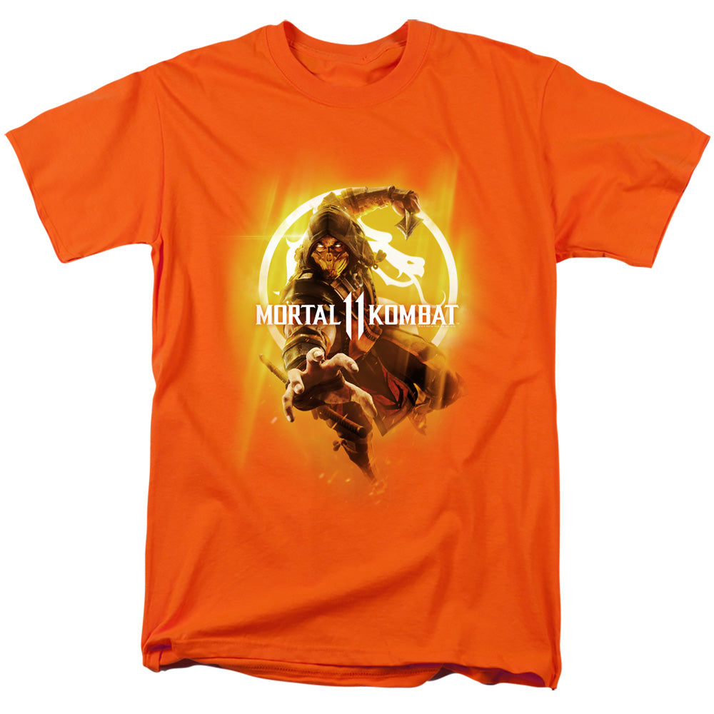 Mortal Kombat 11 T-Shirt Poster Orange Tee