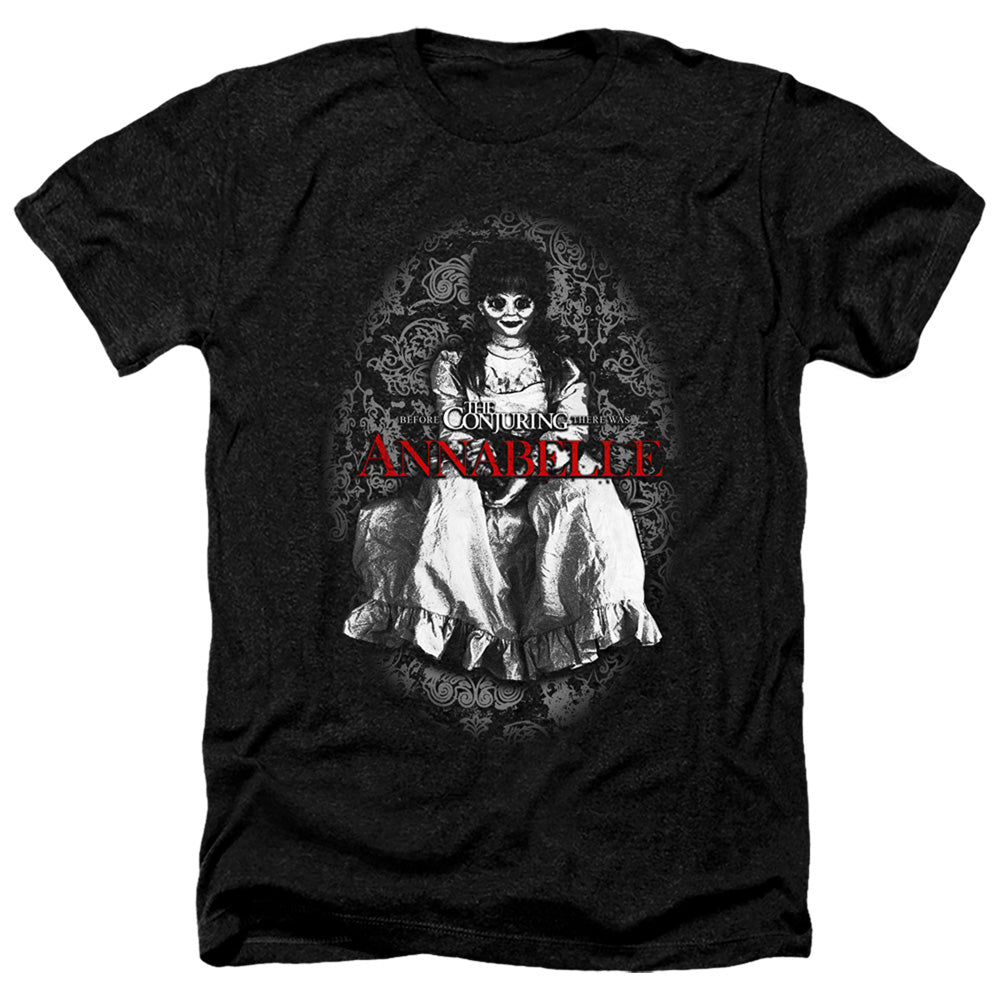 Annabelle Heather T-Shirt Doll Photo Black Tee