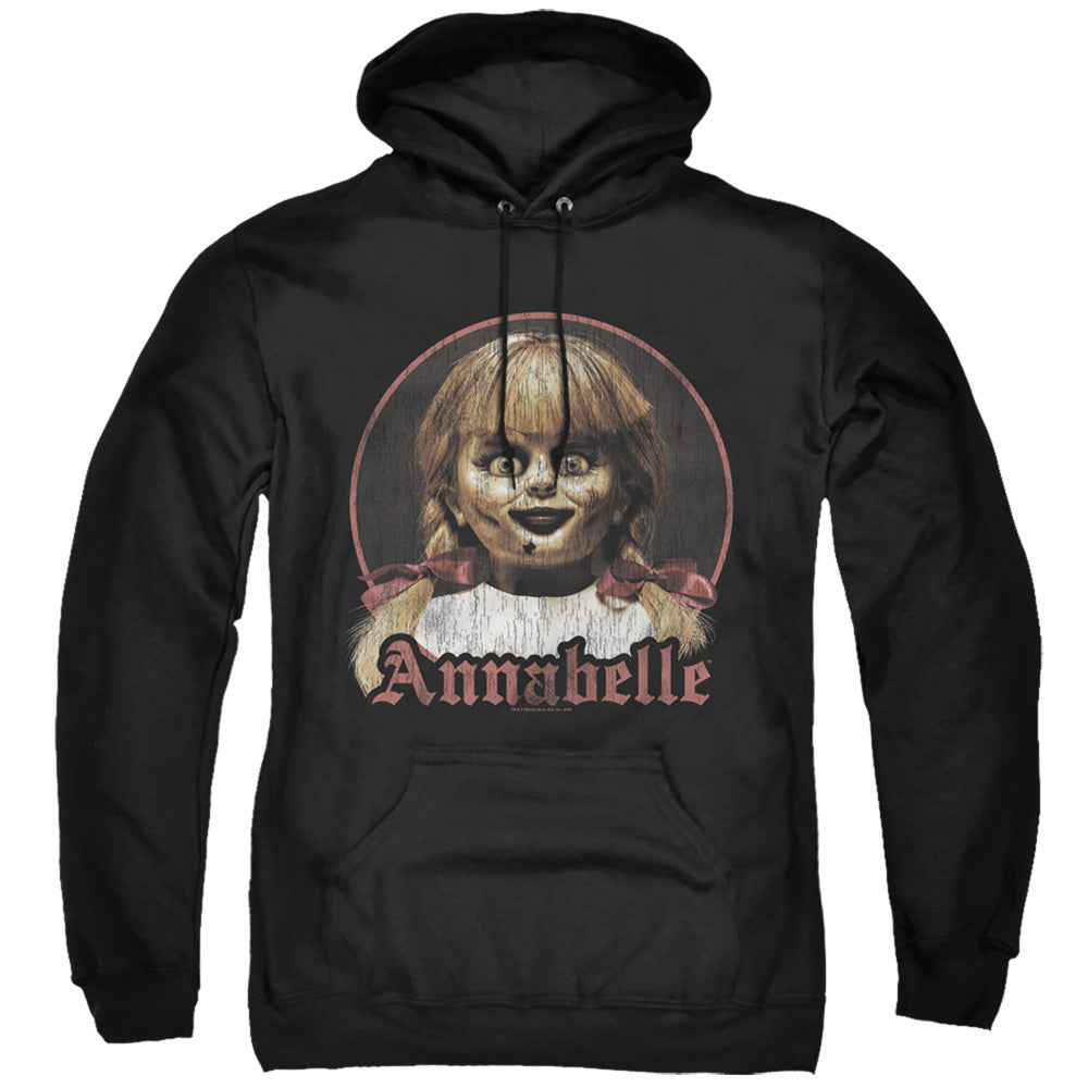 Annabelle Hoodie Vintage Doll Portrait Black Hoody