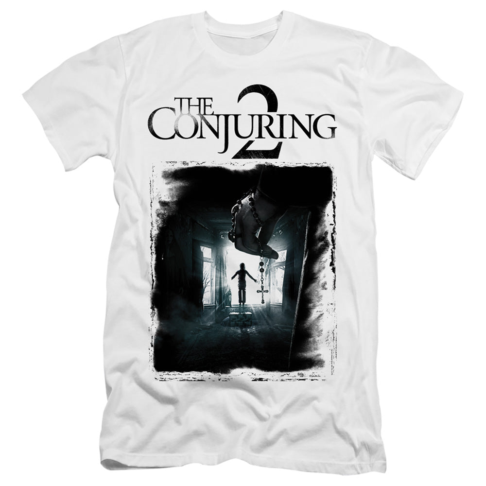 The Conjuring 2 Slim Fit T-Shirt Vintage Poster White Tee