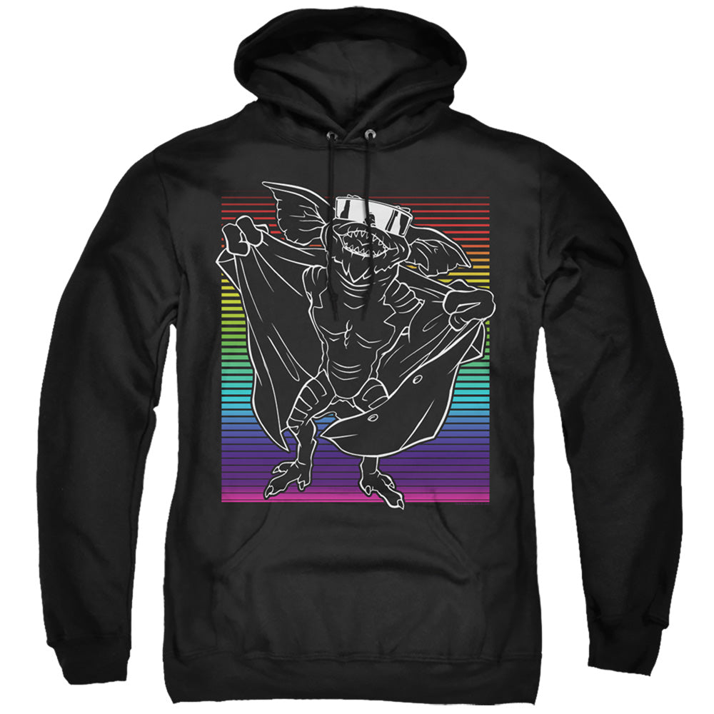 Gremlins 2 Hoodie Flasher Neon Rainbow Black Hoody