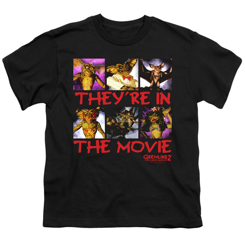 Gremlins 2 Kids T-Shirt They're in the Movie Black Tee