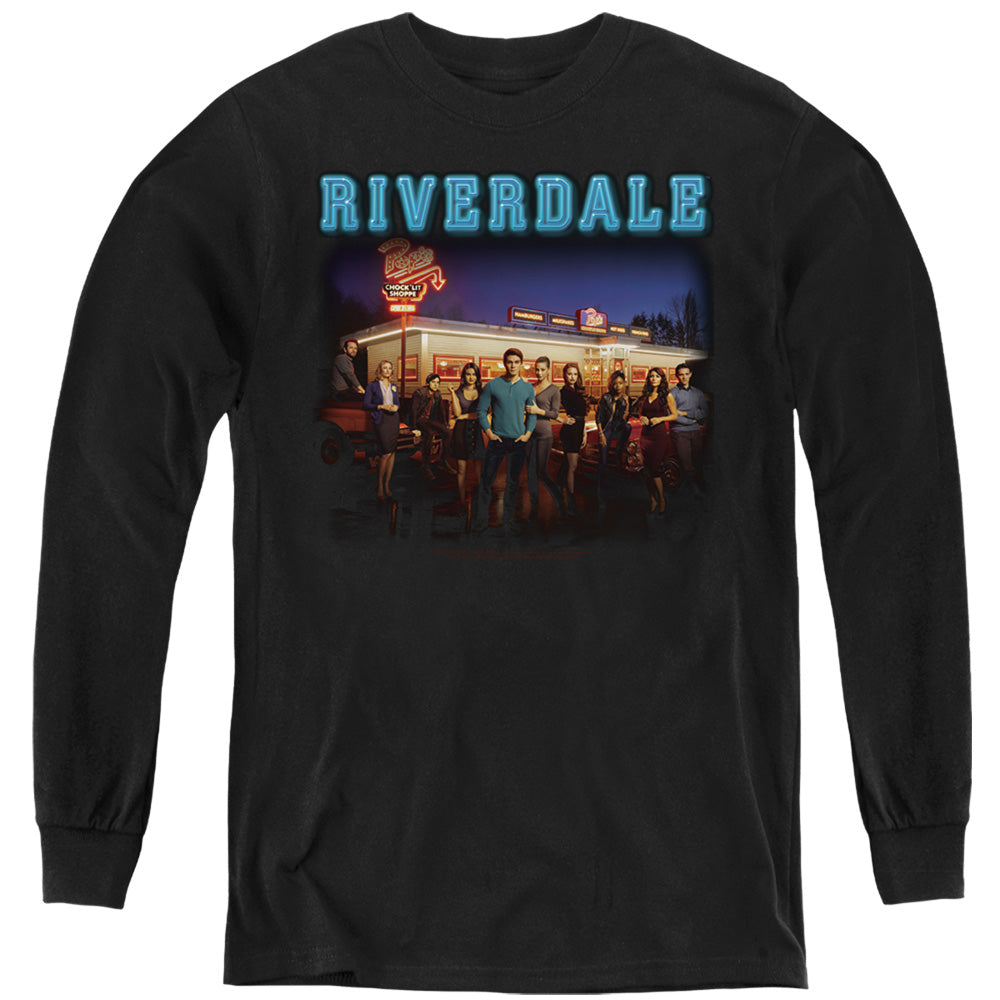 Riverdale Kids Long Sleeve Shirt Pops Chock'Lit Shoppe Black