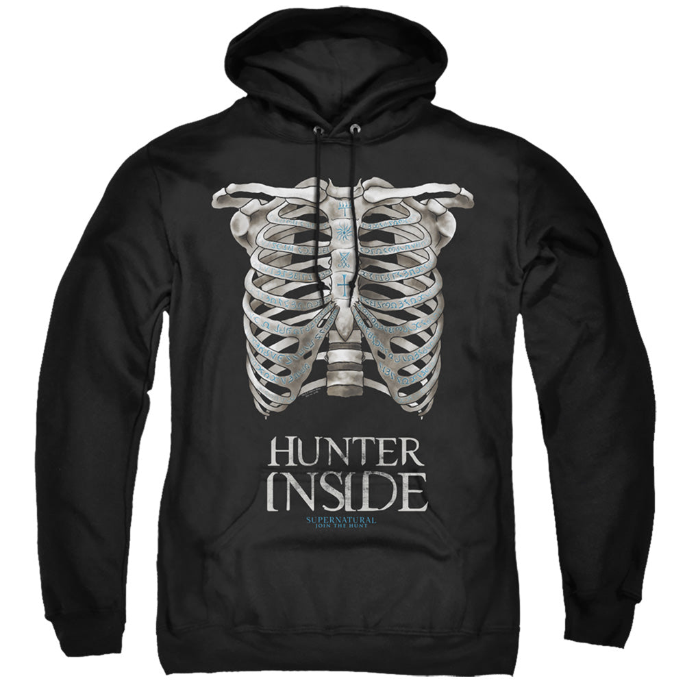 Supernatural Hoodie Hunter Inside Black Hoody