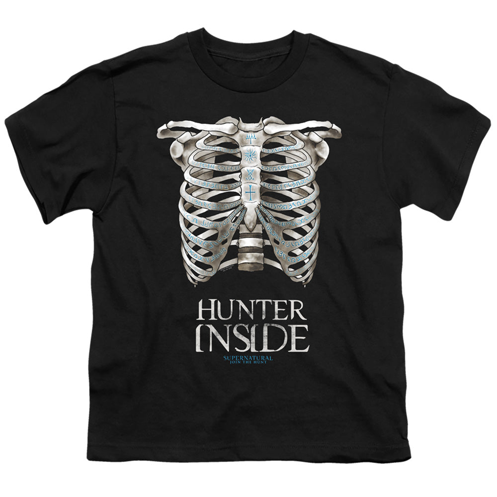 Supernatural Kids T-Shirt Hunter Inside Black Tee