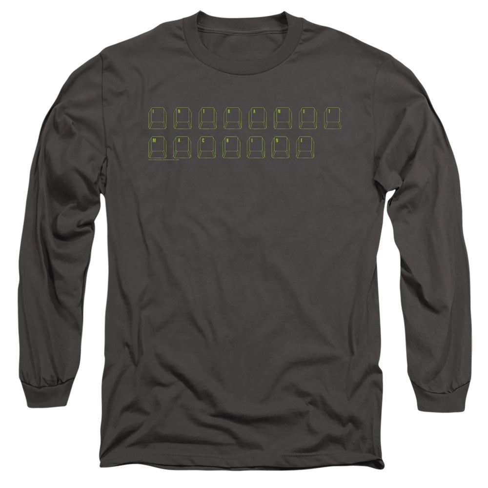 The Big Bang Theory Long Sleeve T-Shirt Intranet Machine Charcoal Tee