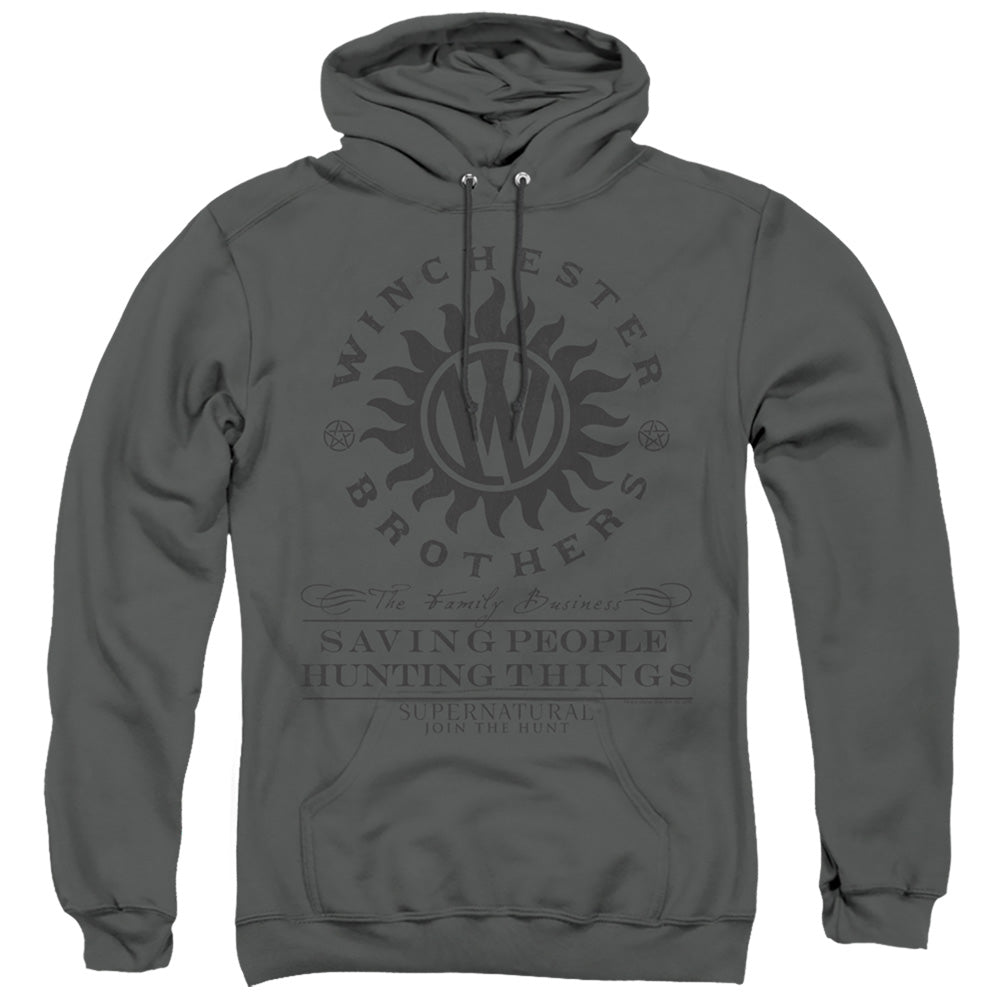 Supernatural Hoodie Winchester Brothers Charcoal Hoody