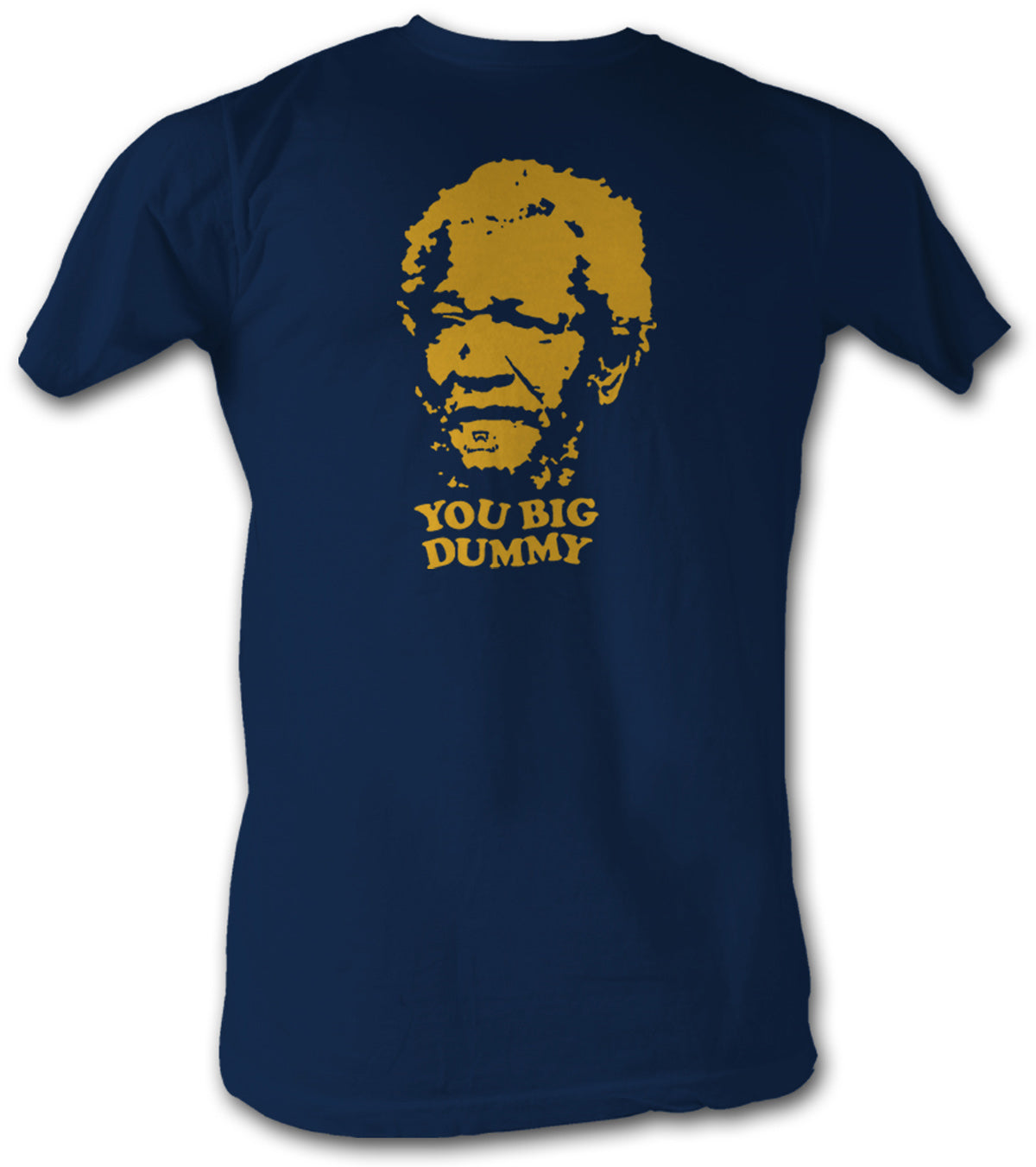 Sanford & Son T-shirt Redd Foxx Big Dummy Adult Navy Blue Tee Shirt