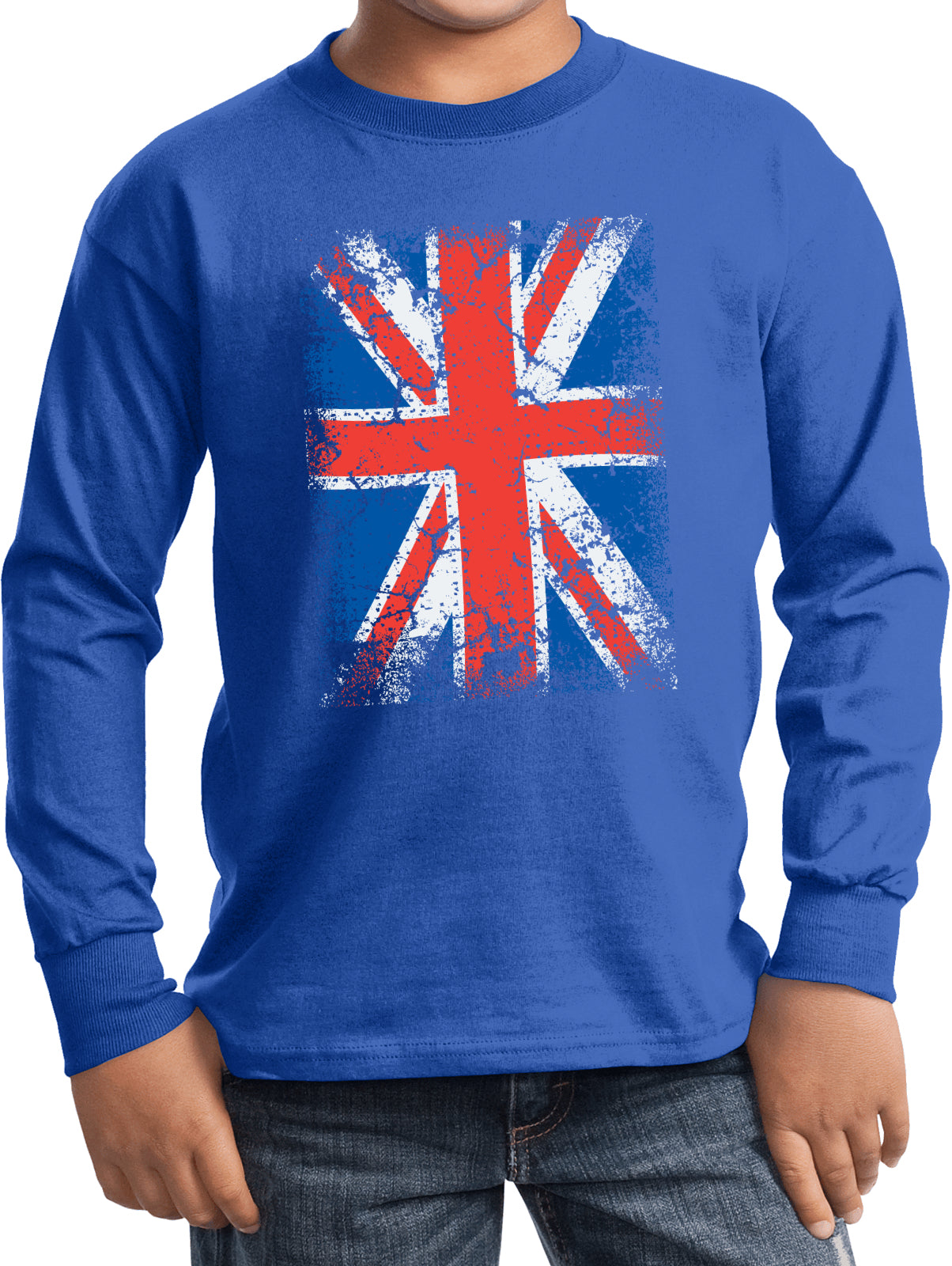 Kids Union Jack Long Sleeve Shirt