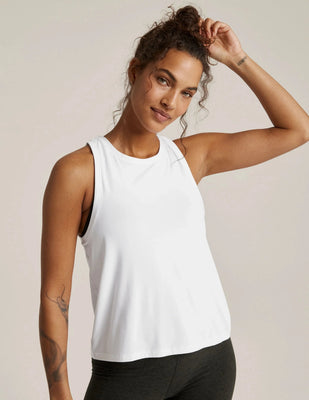 View Beyond Yoga Featherweight Rebalance Tank - Cloud White