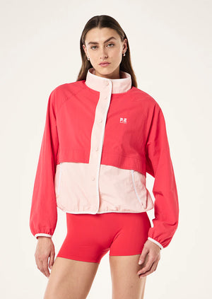 P.E. Nation Technique Spray Jacket - Strawberry - SculptHouse
