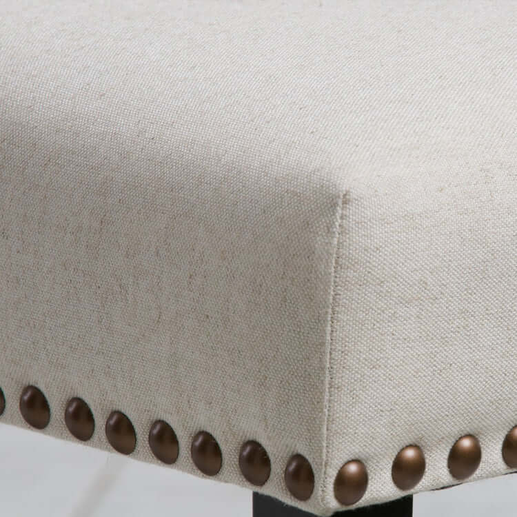 Beige Fabric Dining Room Chairs