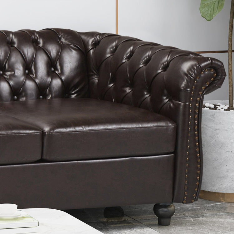 Three-Seater Chesterfield Sofa