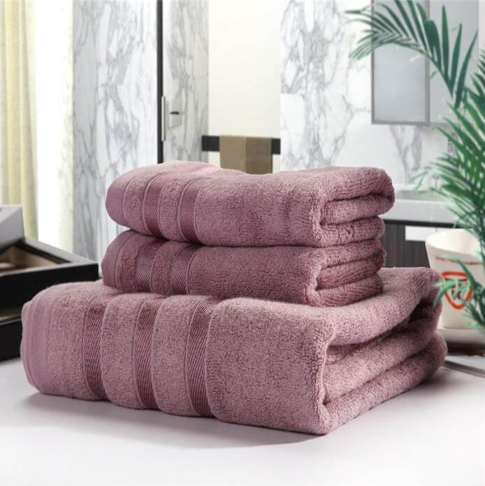 Bath Towels 3-Piece Set Cotton Towel