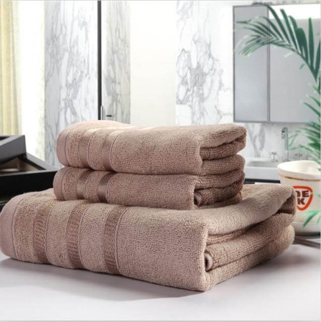 Bath Towels 3-Piece Set Cotton Towel