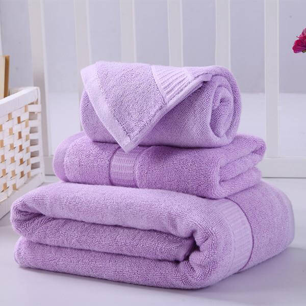 Bath Towels 3-Piece Set Cotton Towel Set