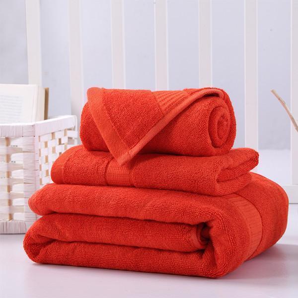 Bath Towels 3-Piece Set Cotton Towel Set