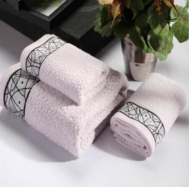 Bath Towels 3-Piece Set Cotton Towels