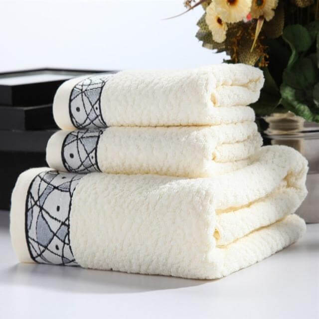 Bath Towels 3-Piece Set Cotton Towels