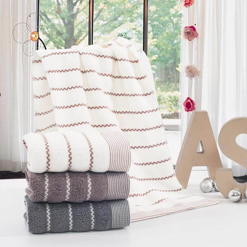 Bath Towels 3-Pieces Cotton Towel Set Bath Towel