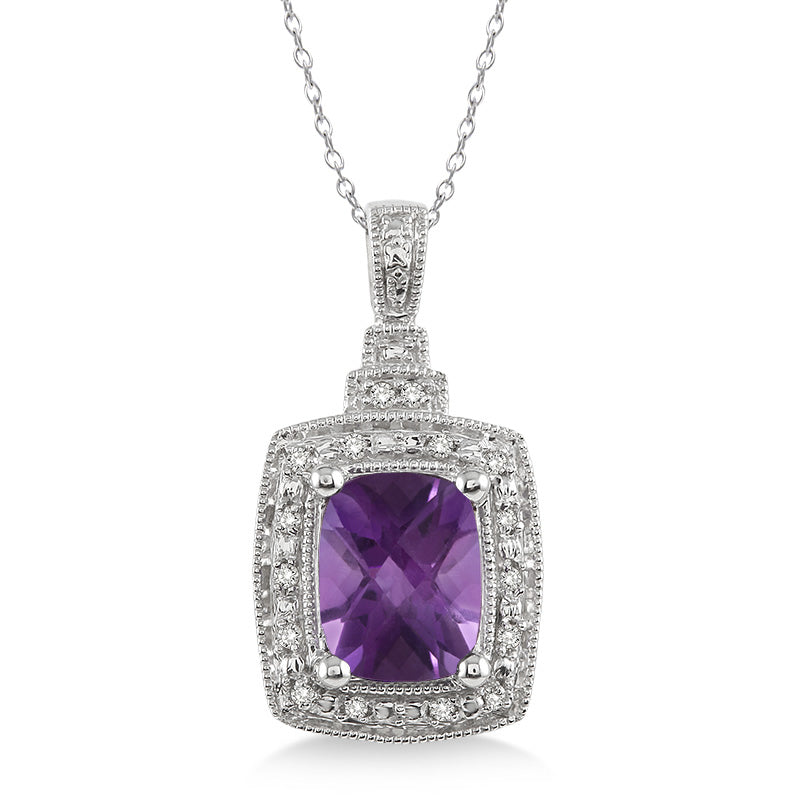 Diamond & Amethyst Necklace – Forever Today by Jilco