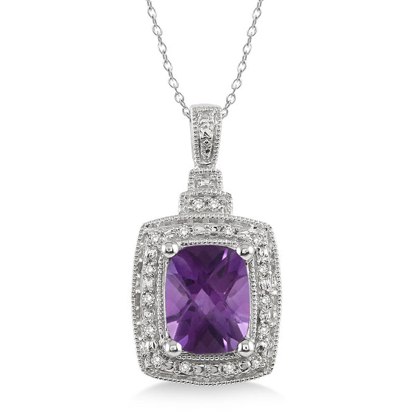 Diamond & Amethyst Necklace – Forever Today by Jilco