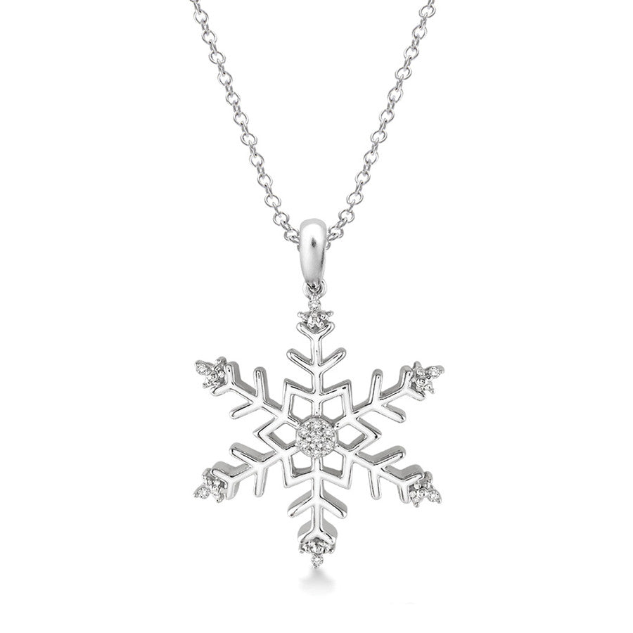 Diamond Snowflake Necklace – Forever Today by Jilco