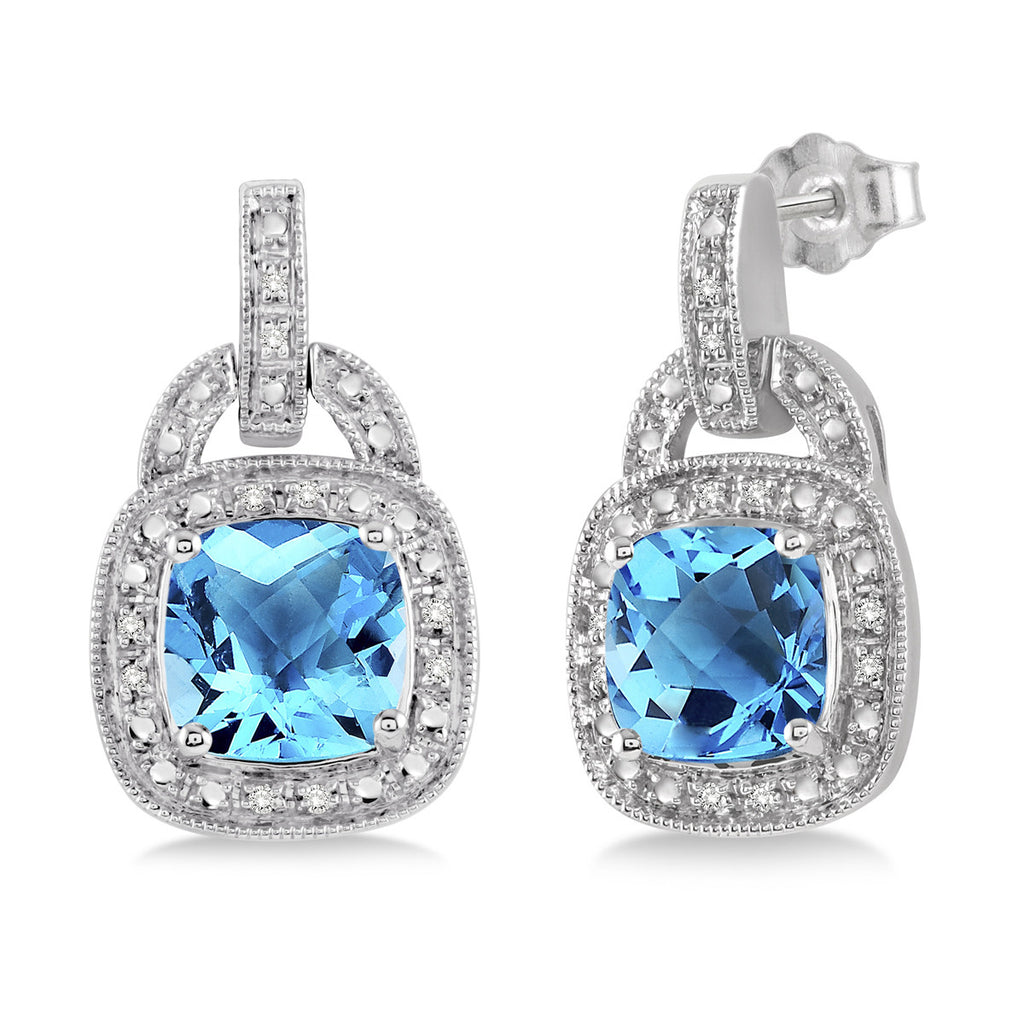 Majestic Gemstone & Diamond Earrings – Forever Today by Jilco