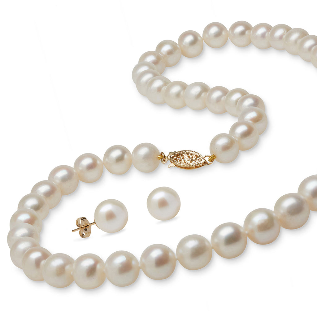 Freshwater Pearl Earring & Necklace Set – Forever Today by Jilco