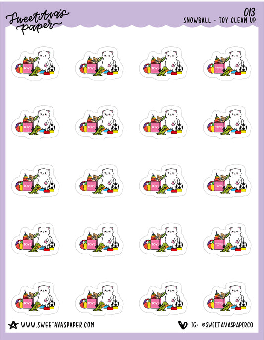 This Is The Way Planner Stickers - Snowball The Cat - [916] – Sweet Ava's  Paper