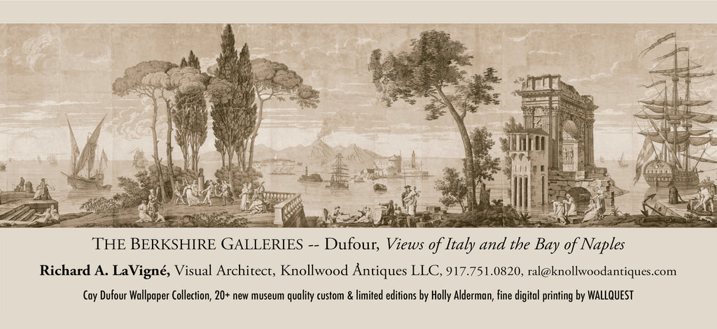 Views of Italy and the Bay of Naples at Knollwood Antiques, The Berkshires Gallery, Great Barrington MA