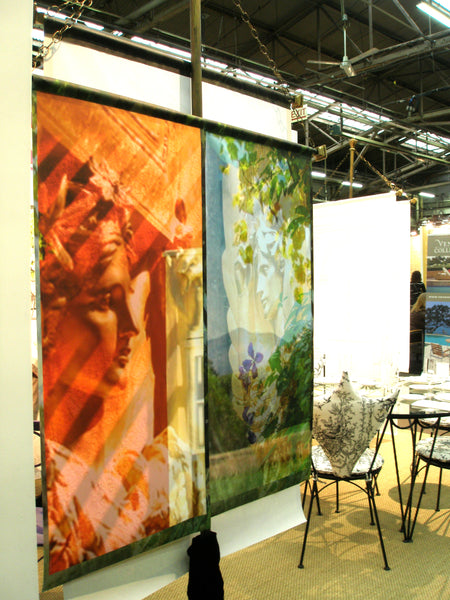 Saint-Gaudens Garden Banners by Holly Alderman at AD Architectural Digest Home Show New York with Nan Quick