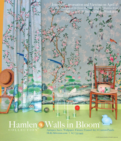 Holly Alderman wallpaper Spring ID BOSTON ad Hamlen Flowers & Birds