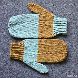 easy twisted rib mitten knitting pattern 
