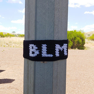 BLM yarn bomb banner crochet pattern on ravelry