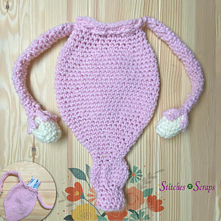 uterus drawstring bag crochet pattern on ravelry