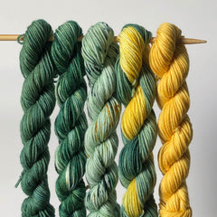 green with envy mini skeins