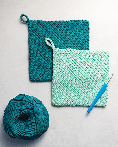 potholder crochet pattern on ravelry (photo © Sarah Stearns)