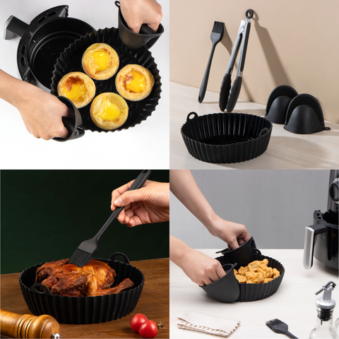 Uber Appliance Air Fryer reusable silicone liner kit