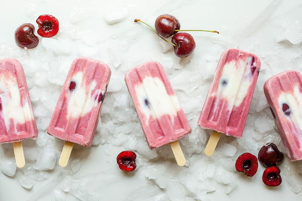 cherry yogurt dog ice cream