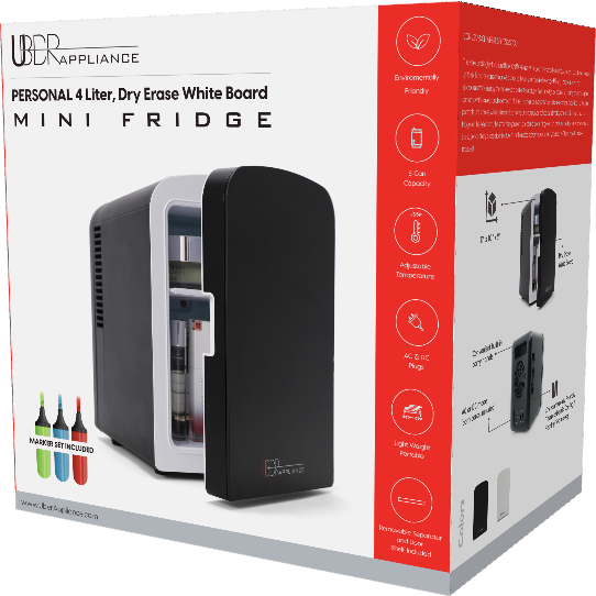 Uber Chill 2.0 Thermoelectric 4 Liter Mini Fridge-image-25