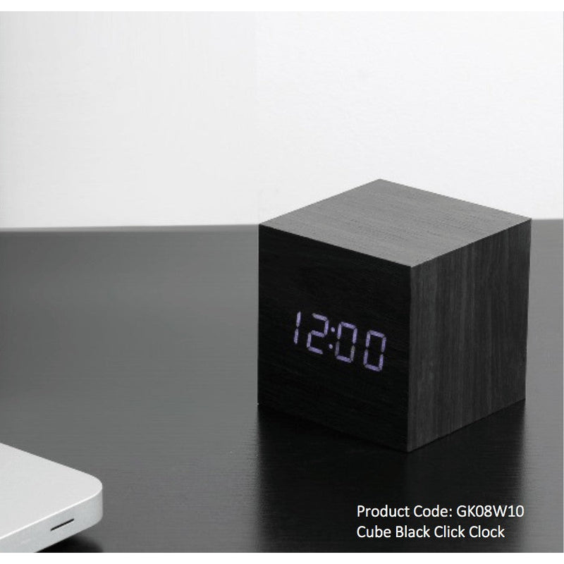 Gingko Cube Click Clock