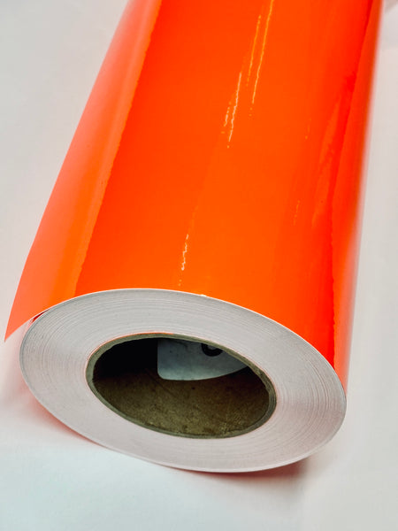 Roll of Neon Sign Vinyl, 24 Inch x 150 feet,  Choose Your Color. Fluorescents!!!