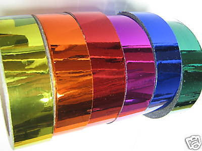 15 Different Color CHROME Tapes, 1 inch x 25 feet – Paper Street Plastics
