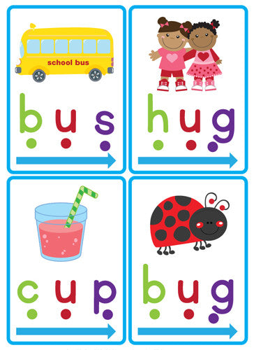 CVC Word Slider Cards – Busy Little Bugs