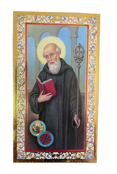 Prayer Card - Prayer to St. Benedict | New Norcia Museum Gift Shop