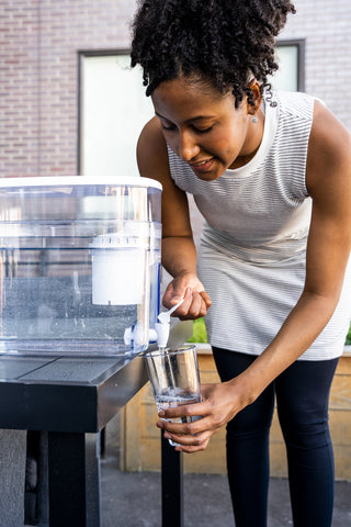 Invigorated Water’s countertop filters make it easy for everyone in the house to independently access clean, filtered water