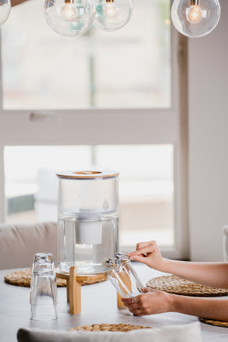 Invigorated Water's countertop water filters ensure that the water you and your family consume is free from harmful chemicals and pollutants and is clean and safe to drink.