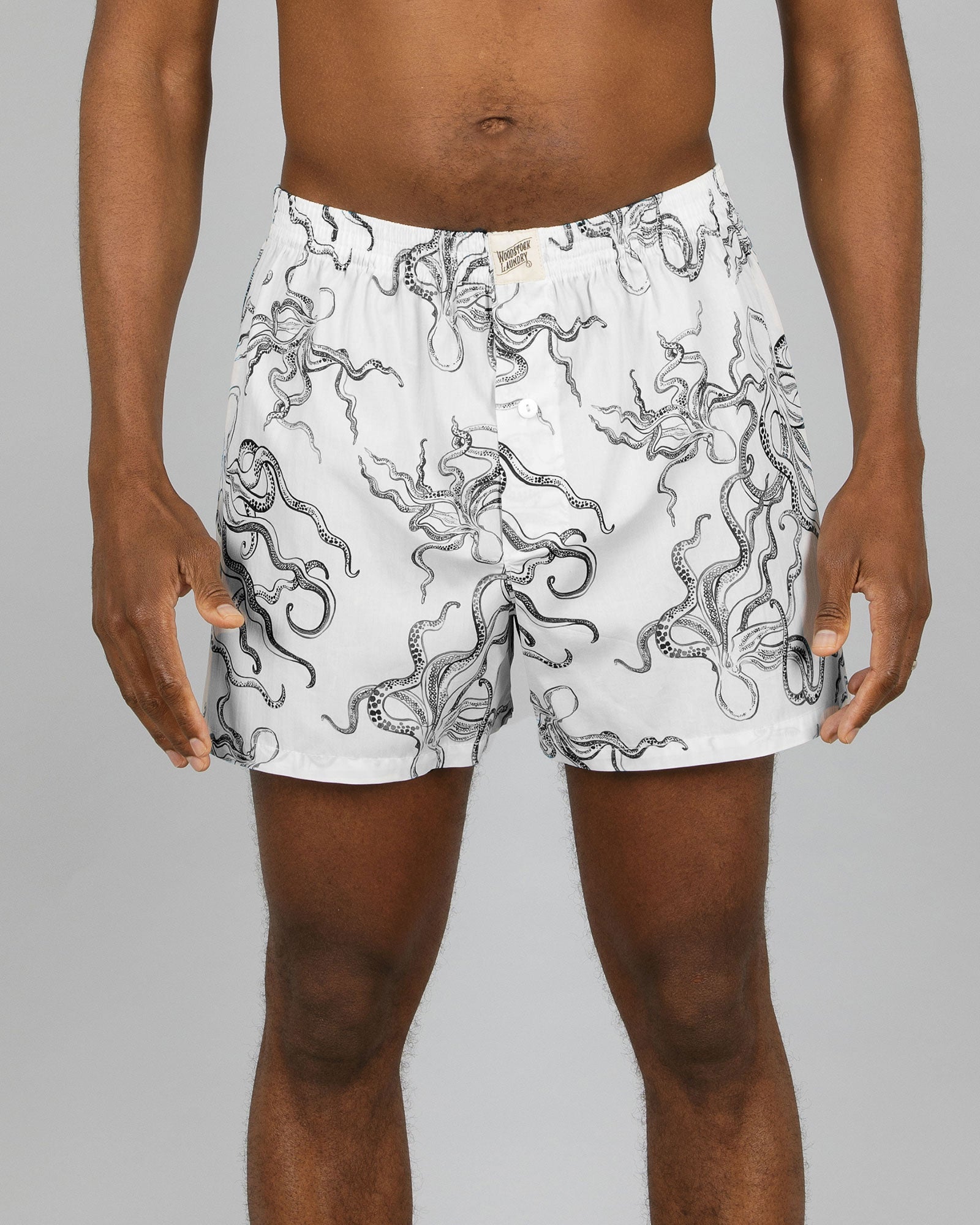 Shop Bespoke Mens Boxer Shorts Morocco by Woodstock Laundry